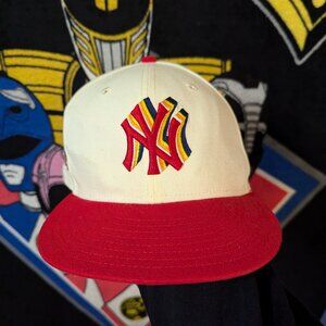 New York Yankees MLB New Era 1995 All Star Game White Fitted Hat sz 7 1/2